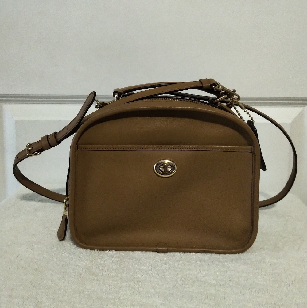 Coach Lunch Pail Retro Leather Bag Limited Edition Crossbody F11785